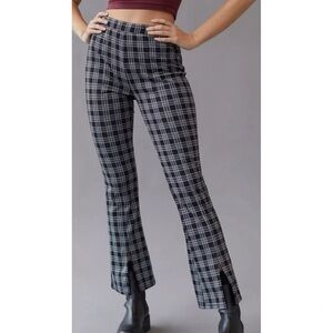💕 URBAN OUTFITTERS urban renewal Plaid Pull On knit Pants black size M